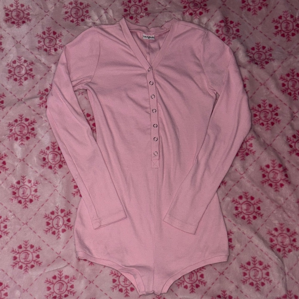 Pink Long Sleeve Bodysuit